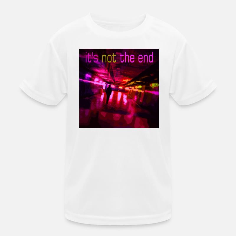 Neonpfad der Nacht Kinder Funktions-T-Shirt