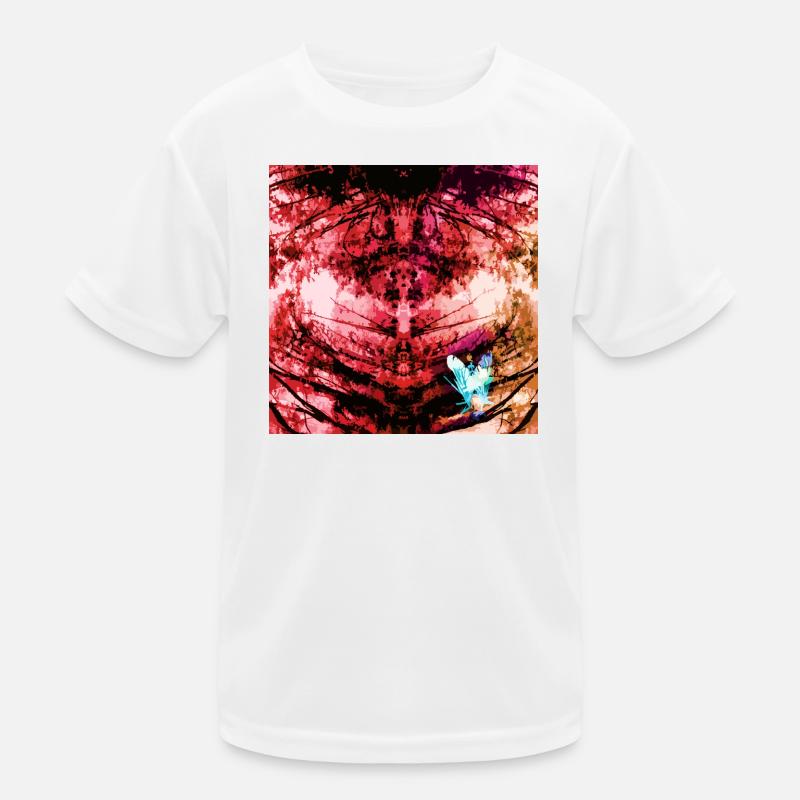 Red Forest Manala - Kids Functional T-Shirt - white