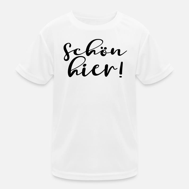 SCHÖN HIER Kinder Funktions-T-Shirt