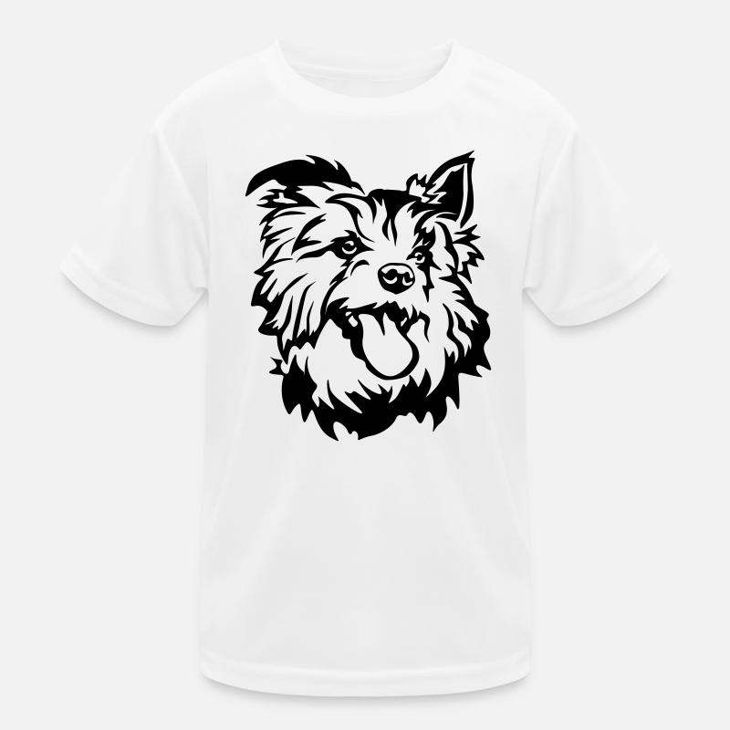 Australian Terrier Head Kids Functional T-Shirt