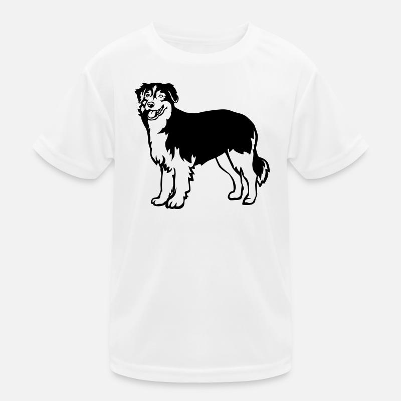 Australian Shepherd Kinder Funktions-T-Shirt