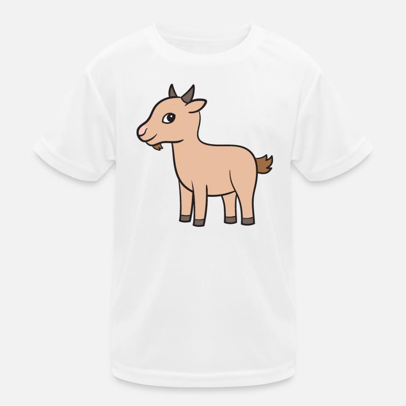 Ziege Ziegen Geiss Kinder Funktions-T-Shirt