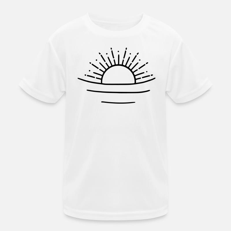 entspannte Sonne Kinder Funktions-T-Shirt