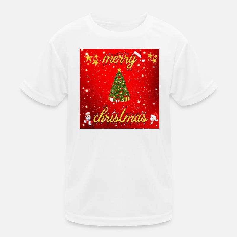 merry christmas version 2 - Kids Functional T-Shirt - white