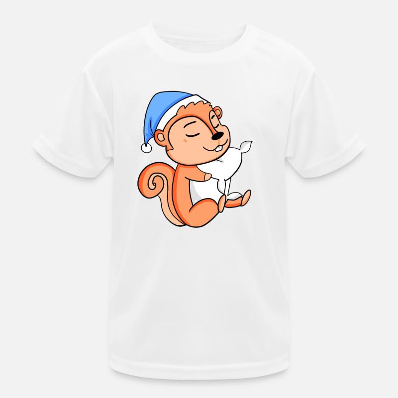 Eichhörnchen Kinder Funktions-T-Shirt