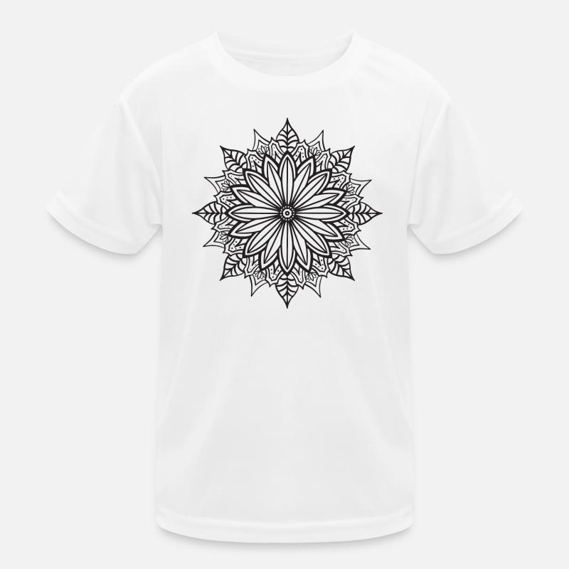 Mandala Kinder Funktions-T-Shirt