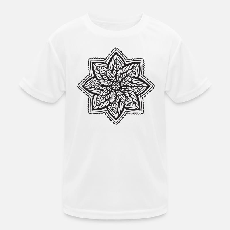 Mandala Kinder Funktions-T-Shirt