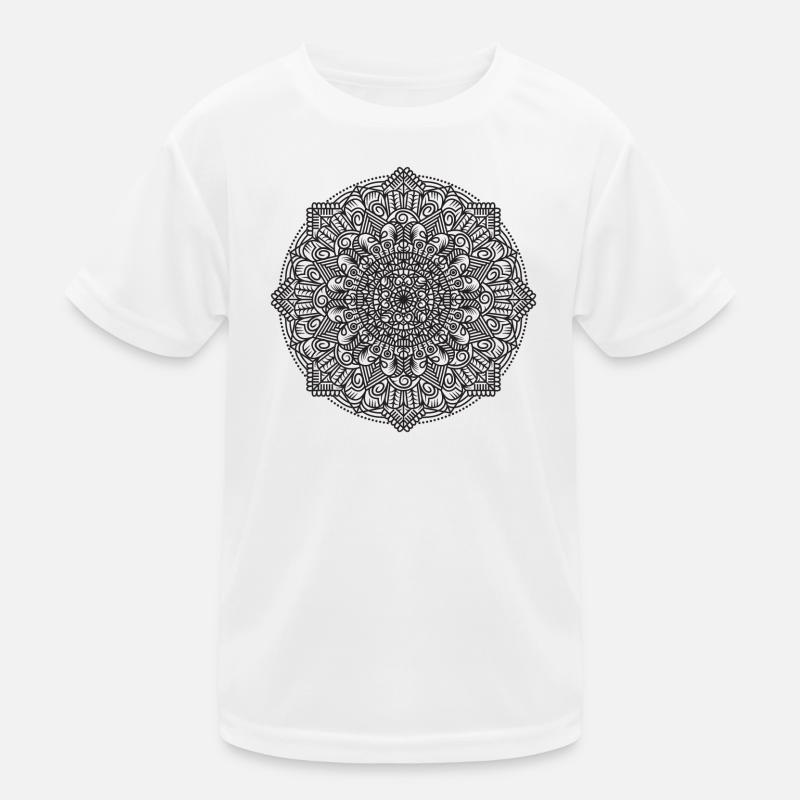 Mandala Kinder Funktions-T-Shirt