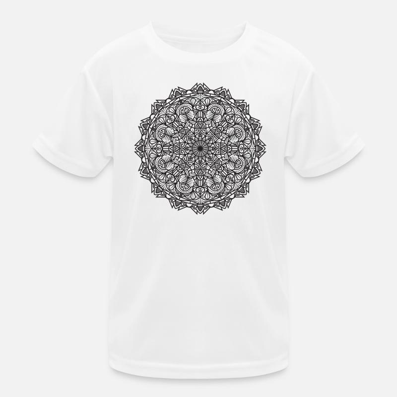Mandala Kinder Funktions-T-Shirt