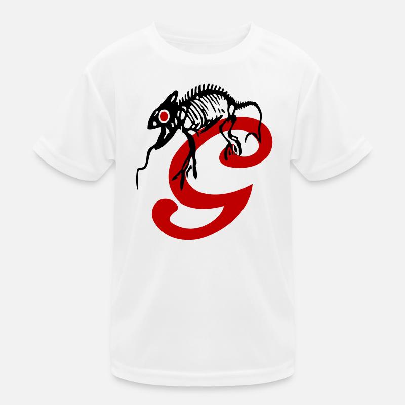 Gecko, lézard, initial T-shirt sport Enfant