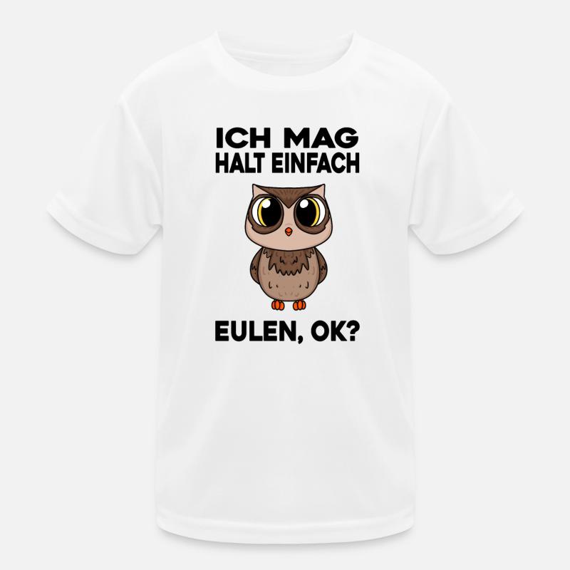 Eule Kinder Funktions-T-Shirt
