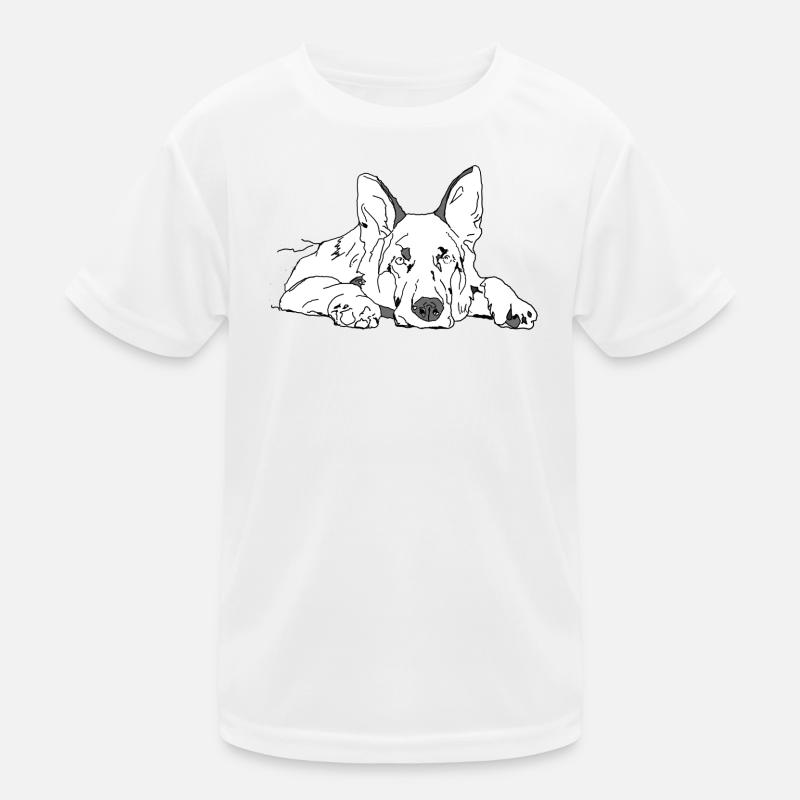 Chien de berger T-shirt sport Enfant