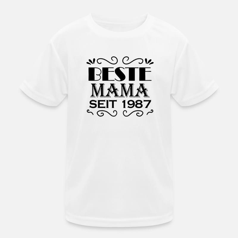 Beste Mama seit 1987 Kinder Funktions-T-Shirt