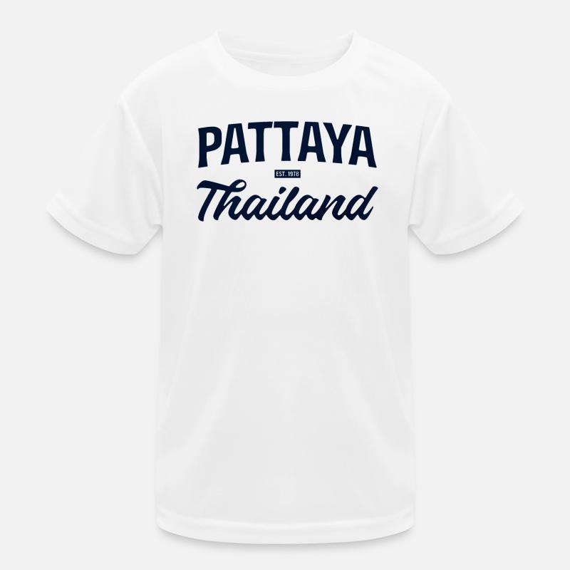 Pattaya Thailand Script Kinder Funktions-T-Shirt