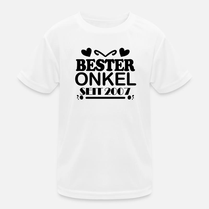 Bester Onkel seit 2007 Kinder Funktions-T-Shirt
