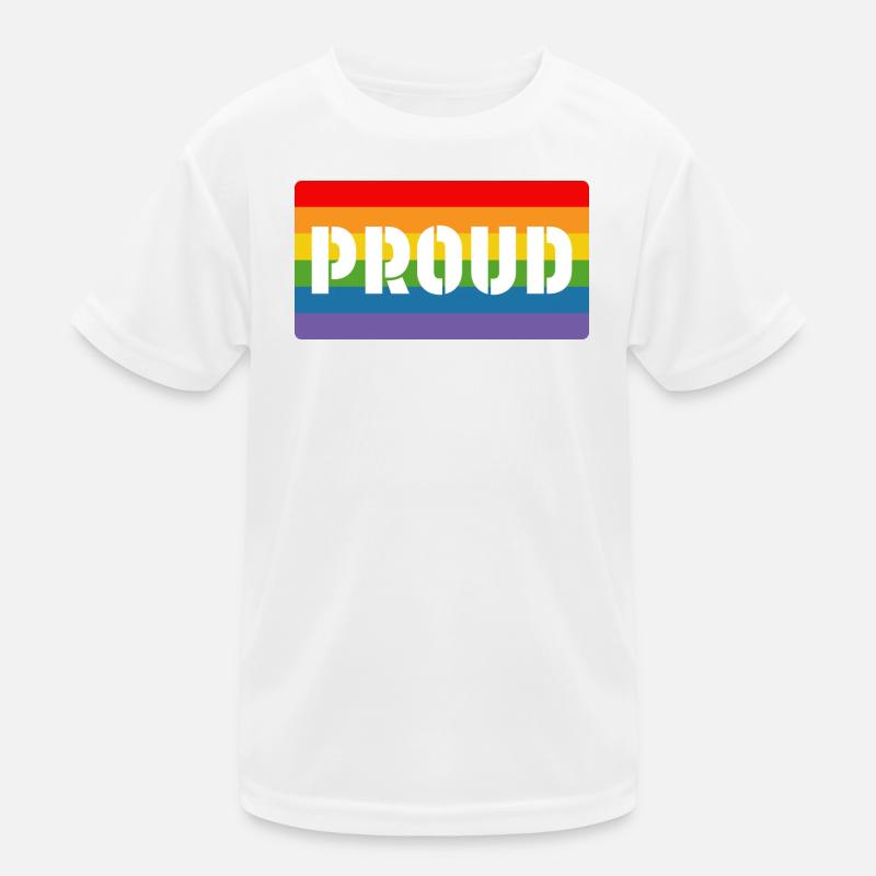 Rainbow proud Kids Functional T-Shirt