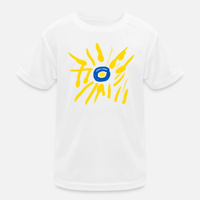 Sonnenblume Kinder Funktions-T-Shirt