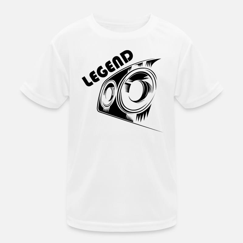 Légende Voitures de course Icône Logo Icône Illustration T-shirt sport Enfant