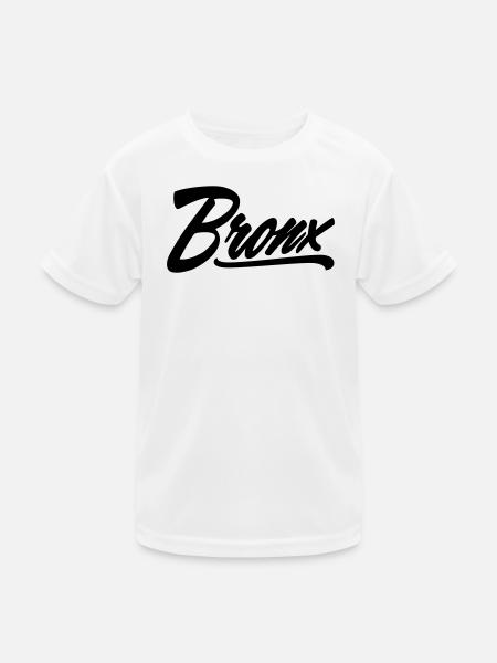 bronx shirt - Kinder Funktions-T-Shirt - Weiß - Vorne
