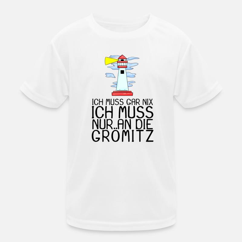 Grömitz Spruch Sprüche Kinder Funktions-T-Shirt