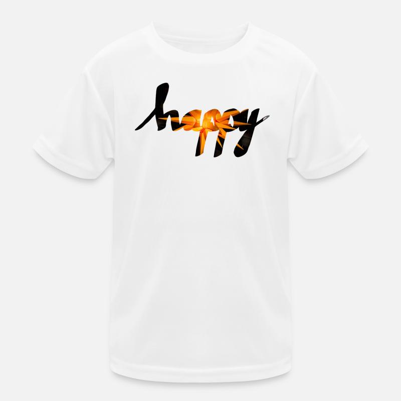 glücklich Kinder Funktions-T-Shirt