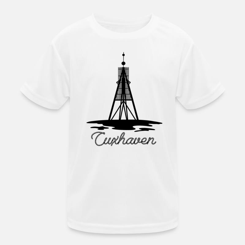 Kugelbake Cuxhaven Kids Functional T-Shirt