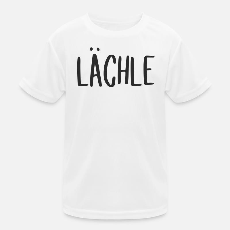 lächle - lachen gute Laune Kinder Funktions-T-Shirt