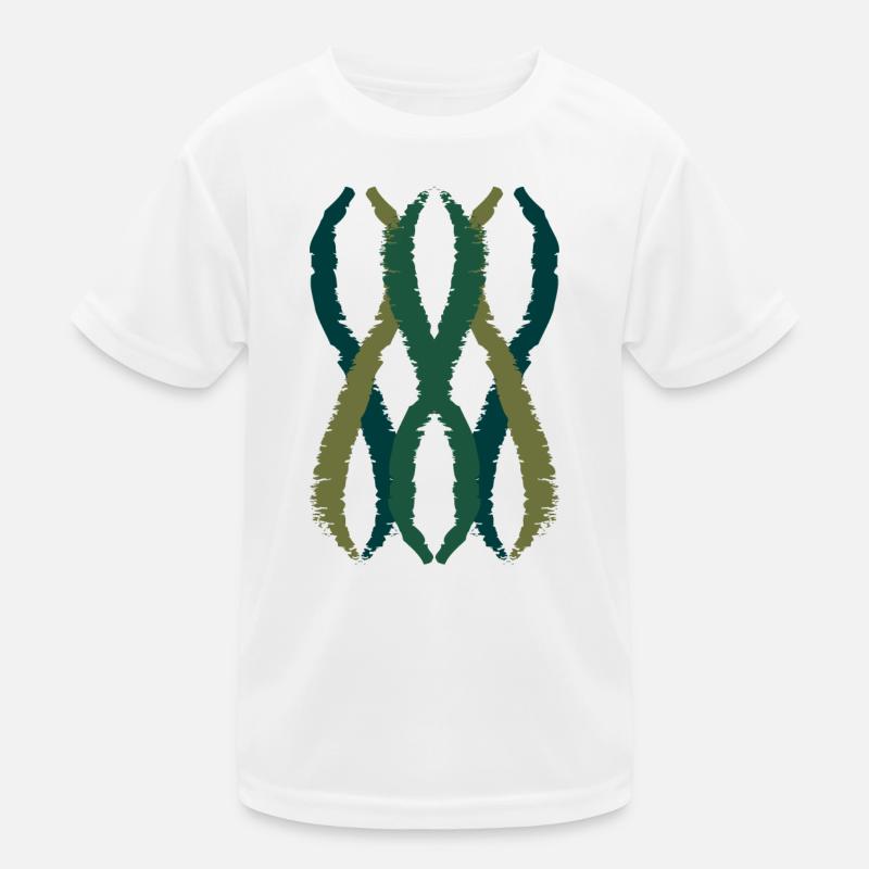 wave Art 03 Kinder Funktions-T-Shirt
