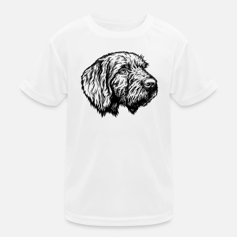 Pudelpointer Portrait Kinder Funktions-T-Shirt