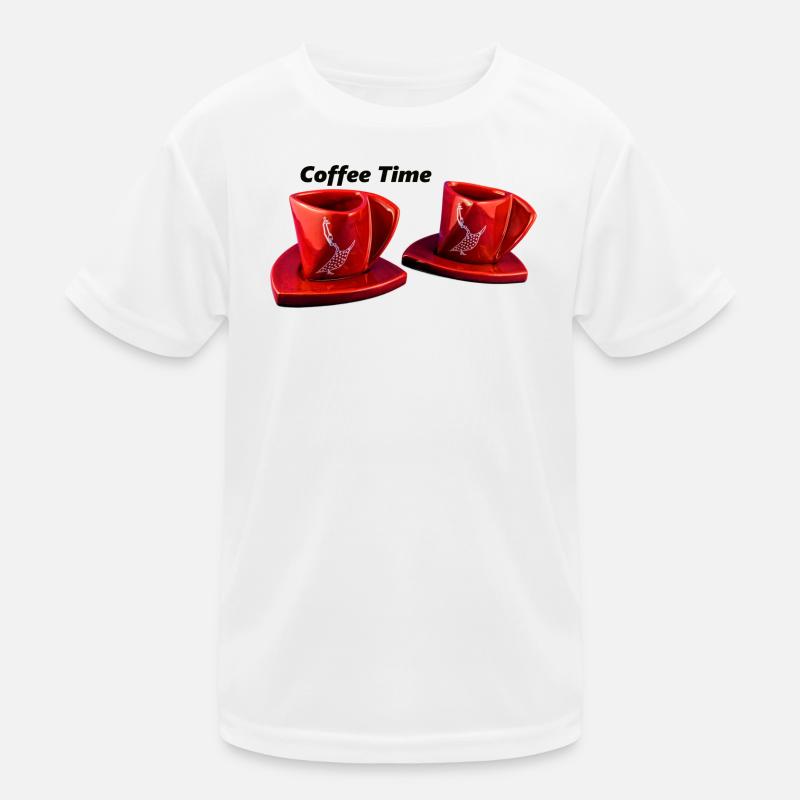 Coffeetime Kinder Funktions-T-Shirt