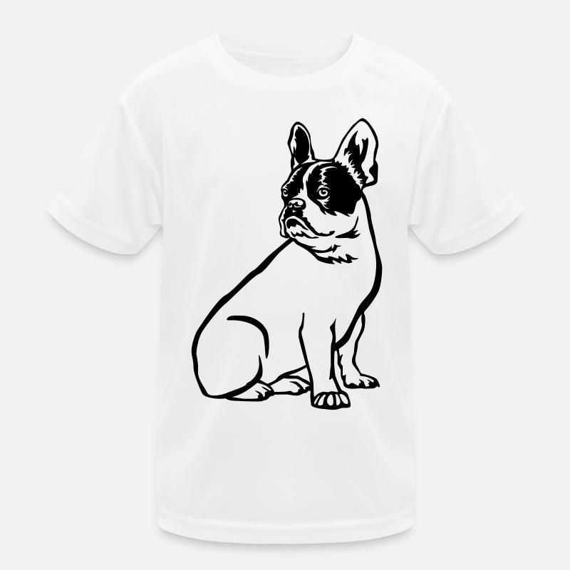 Französische Bulldogge Kinder Funktions-T-Shirt