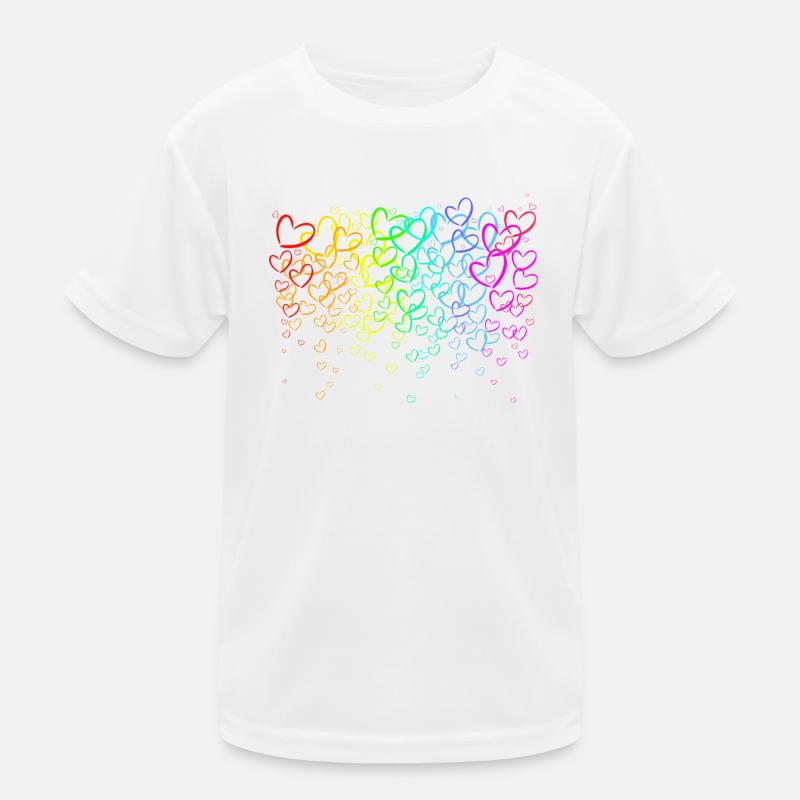 Bogen im Herzen Kinder Funktions-T-Shirt