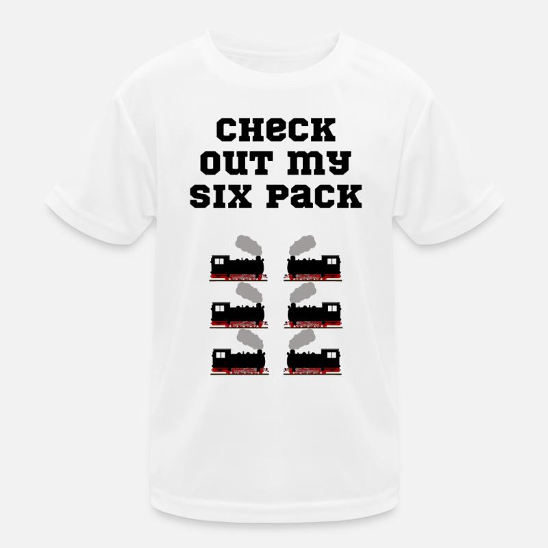 eisenbahn sixpack Kinder Funktions-T-Shirt