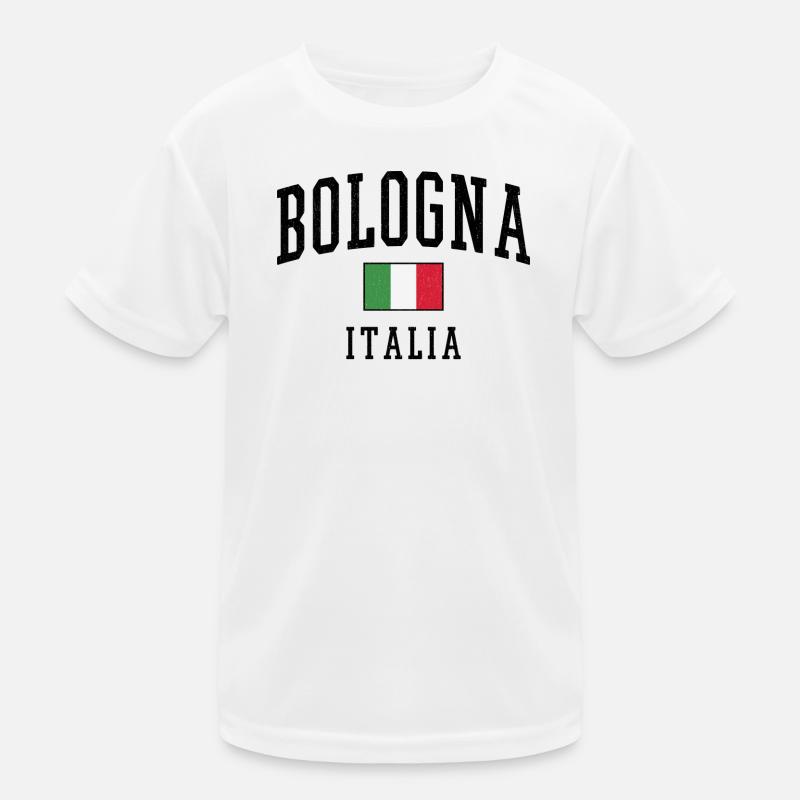 Bologna - Italy Flag Kids Functional T-Shirt