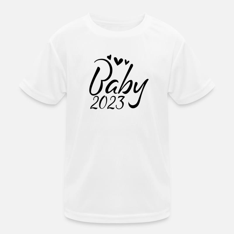Bébé 2023 - Naissance enceinte T-shirt sport Enfant