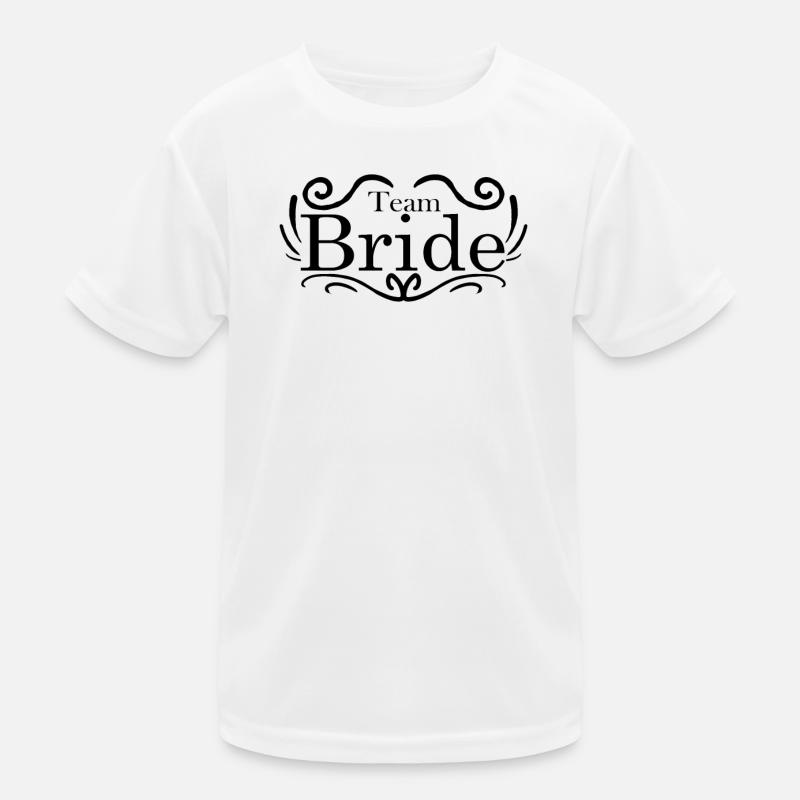 Team Bride Kinder Funktions-T-Shirt