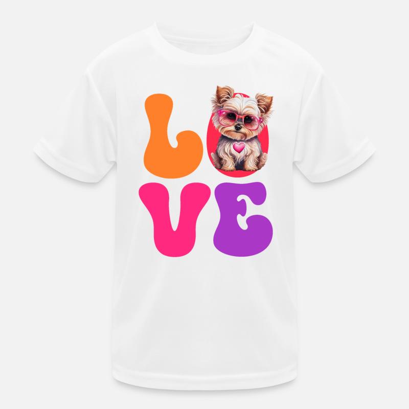Chien Yorkshire Terrier T-shirt sport Enfant