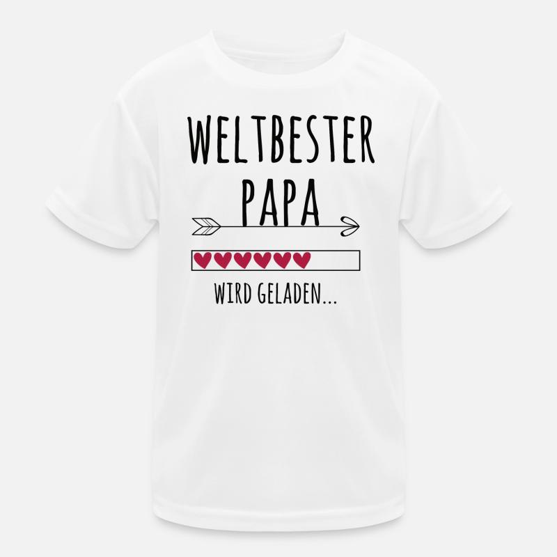 werdender Papa Schwangerschaft Geschenk Kinder Funktions-T-Shirt