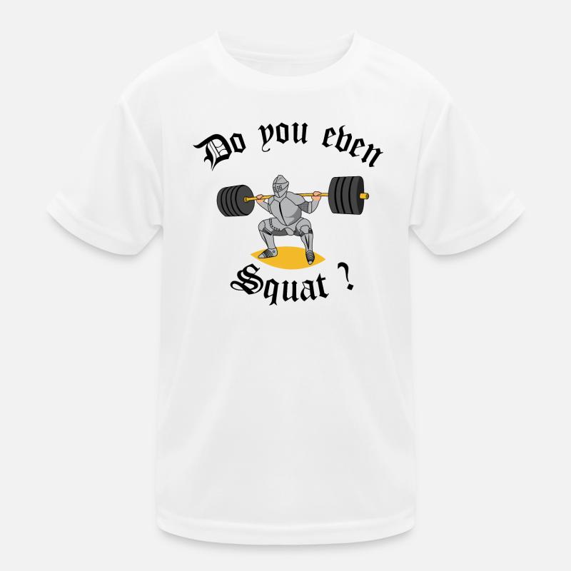 Ritter-Gewichtheber Kinder Funktions-T-Shirt