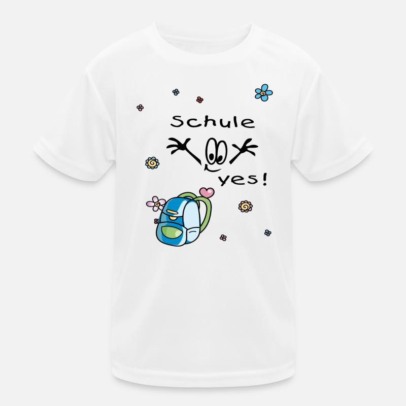 Schule yes Kinder Funktions-T-Shirt