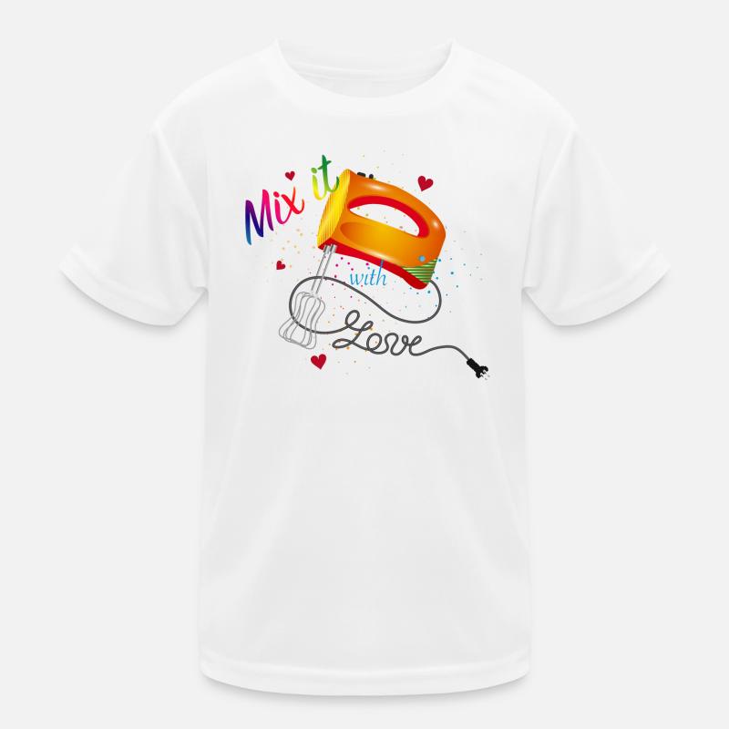 colorful hand mixer with cool saying Kids Functional T-Shirt