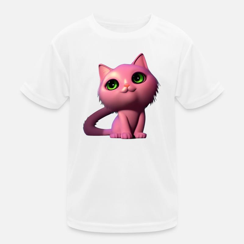 Chat rose sans chat T-shirt sport Enfant