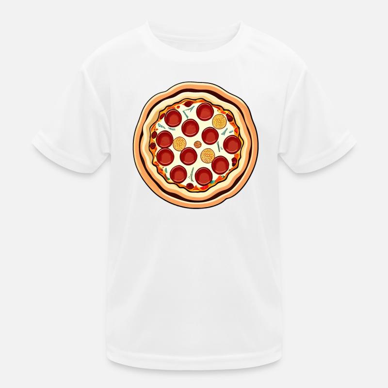 Pizza Kinder Funktions-T-Shirt