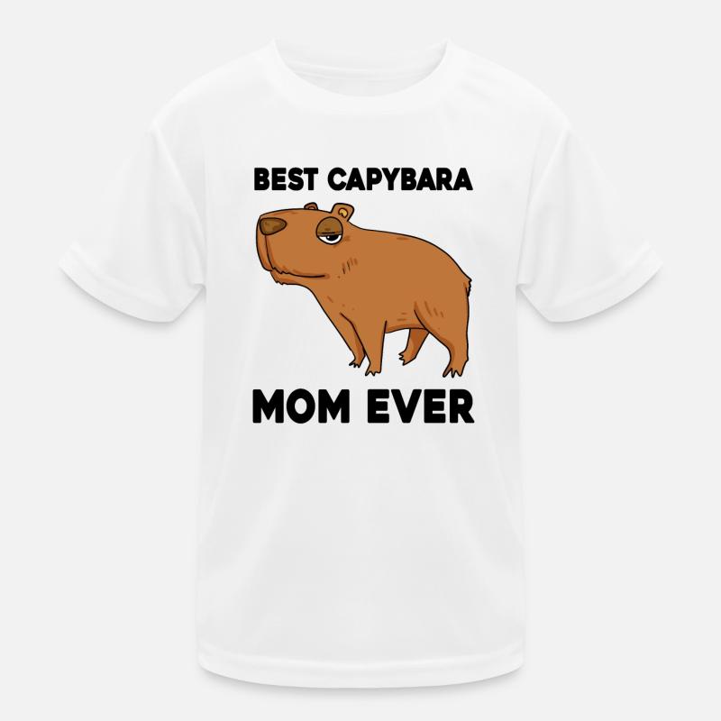 Capybara Mama Wasserschwein T-shirt sport Enfant