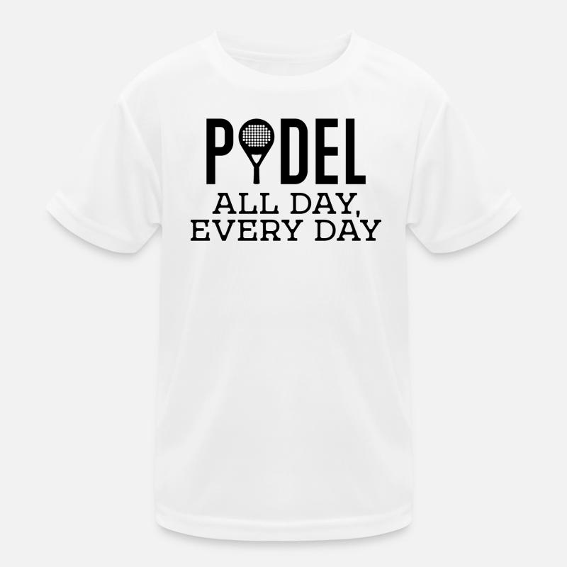 Schläger Padel Training Padelspiel Statement Kinder Funktions-T-Shirt