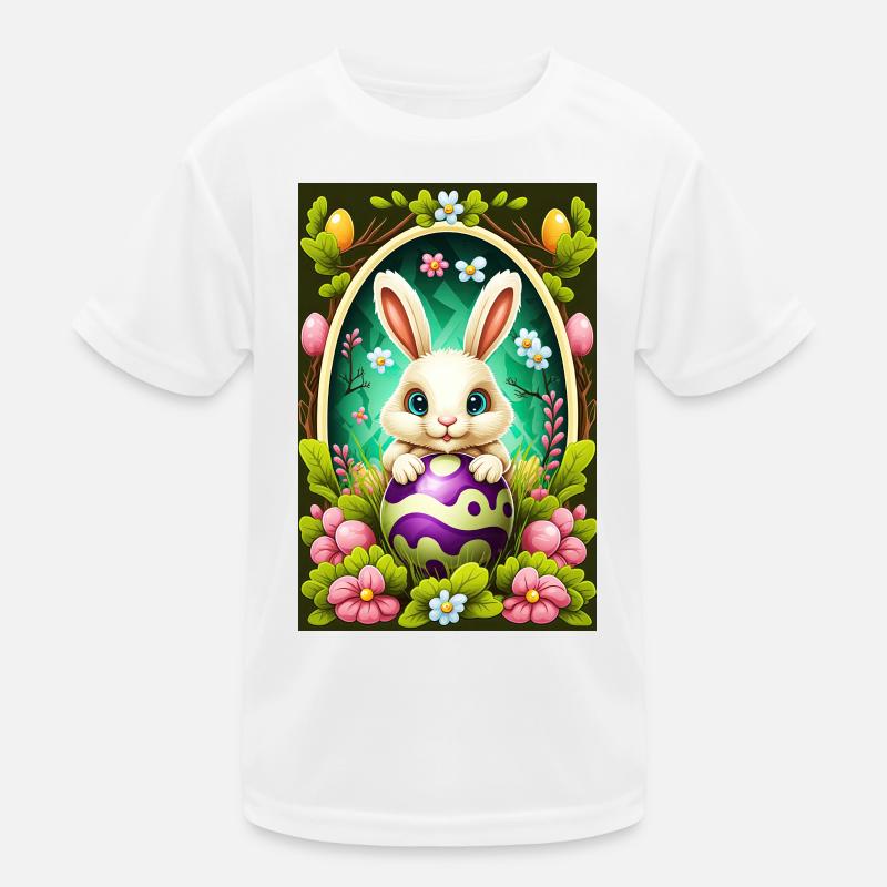 Lapin de Pâques T-shirt sport Enfant