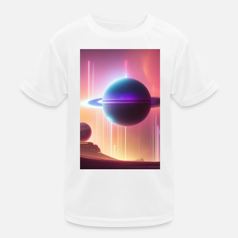 Space, Planets Kids Functional T-Shirt
