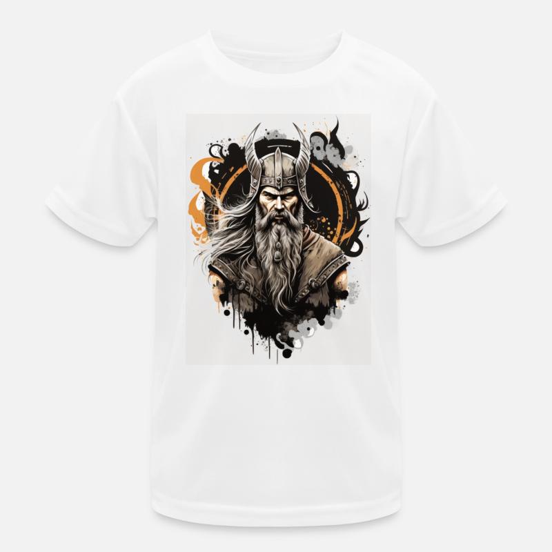 Wikinger Kinder Funktions-T-Shirt