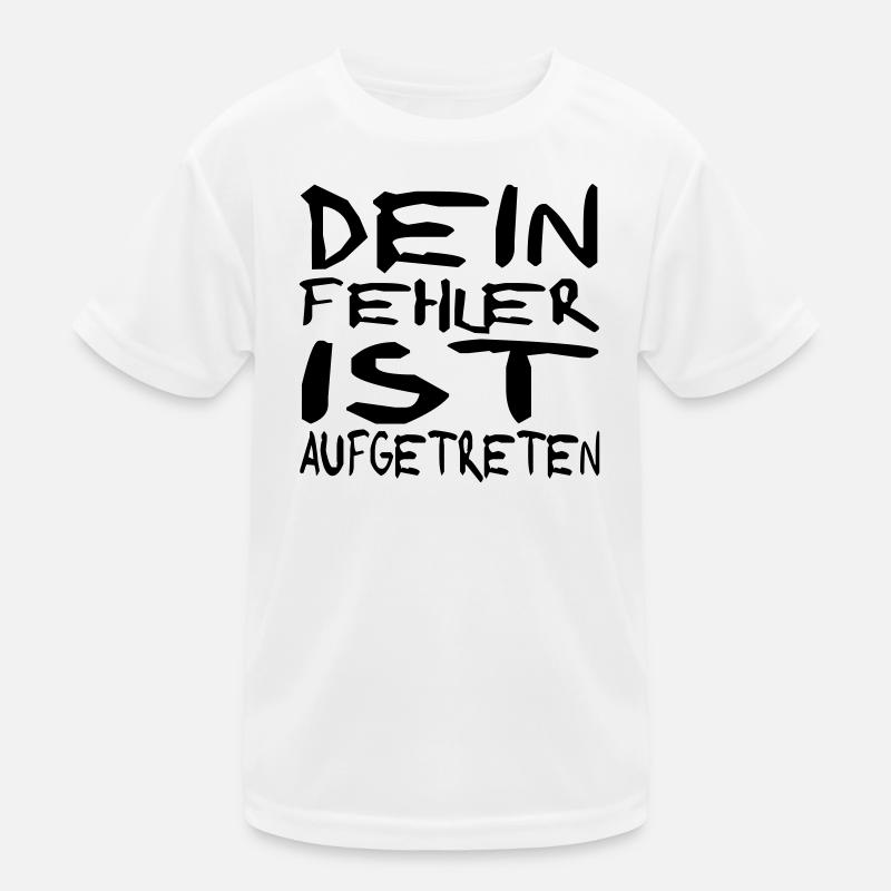 fehler aufgetreten Kinder Funktions-T-Shirt