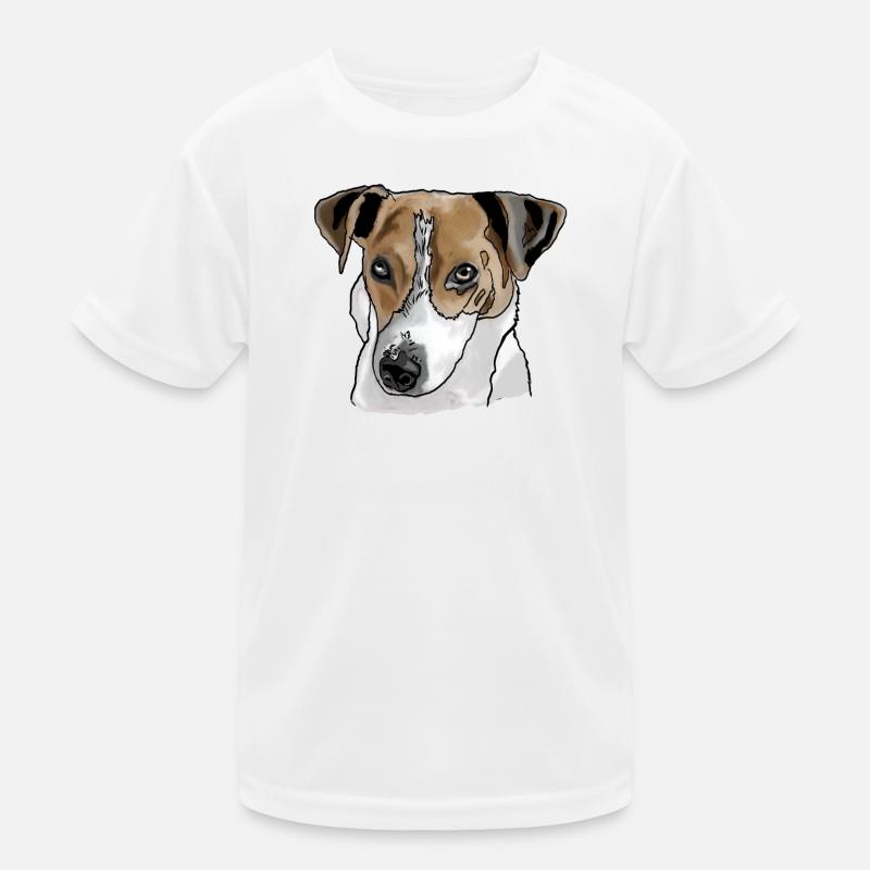 Jack Russel Terrier Kinder Funktions-T-Shirt